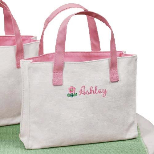 embroidered tote